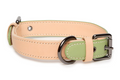 Matcha leather collar leash set