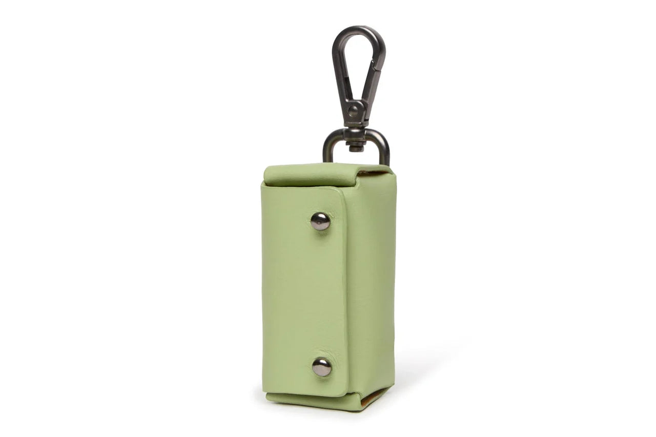 Leather poop bag